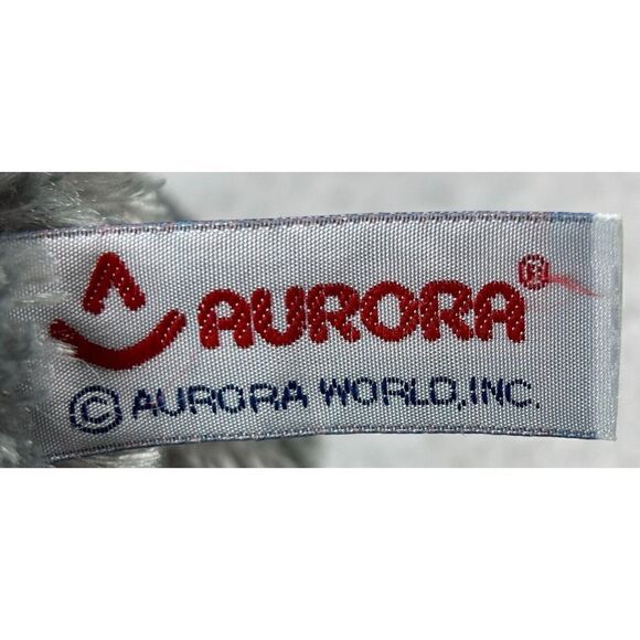 Aurora Bunny Rabbit Plush Gray Realistic Floppy FurryNovelty Gift Spring Lovey - Picture 4 of 7